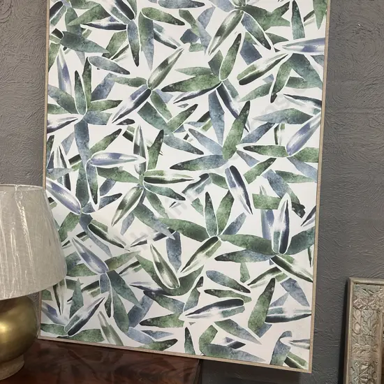 Large Leaf Artwork Wall Hanging. H102 W142 D4.5cm