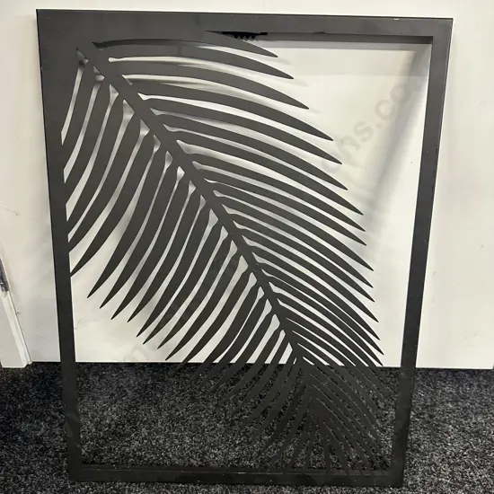 Metal Leaf Wall Art 60x46cm.