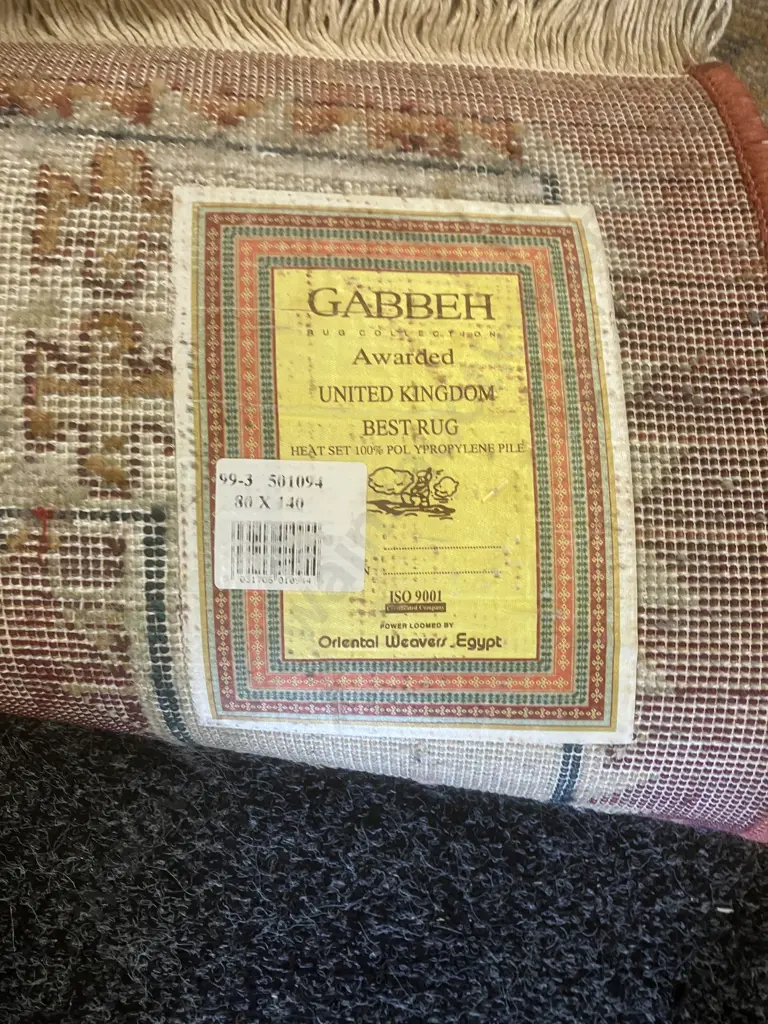 Gabbeh Egyptian Floor Rug - 80cm x 140cm Image 1++