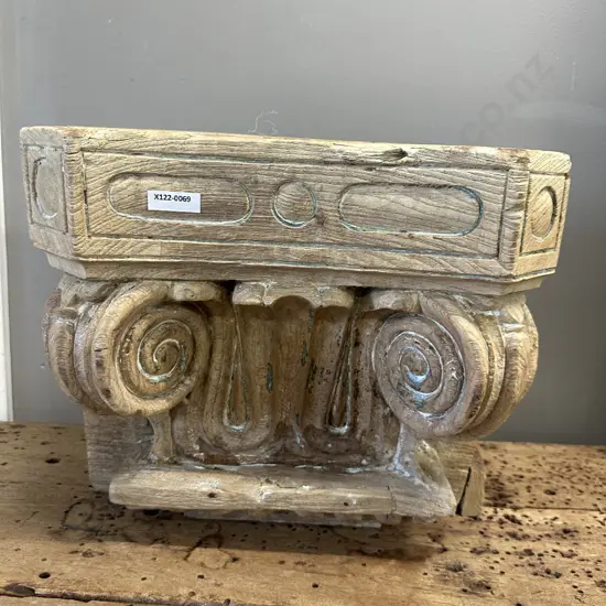 Vintage Wooden Corbel. H32 W37 D19.5cm