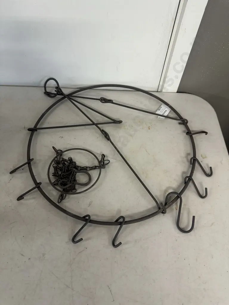 Dried Flower Herb Rack With Hooks Image 1++