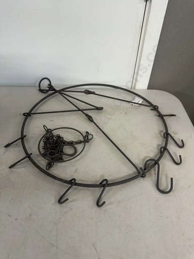 Dried Flower Herb Rack With Hooks Image 1++