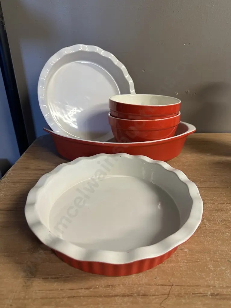 Stevens Red Cassa Bella Stoneware Items Etc Image 1++