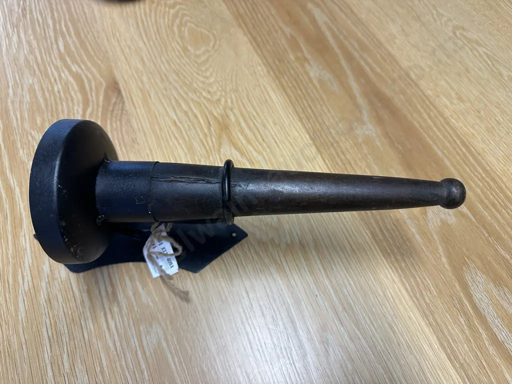 Iron & Wood Wall Mount Candle Holder. 38cm Image 1++