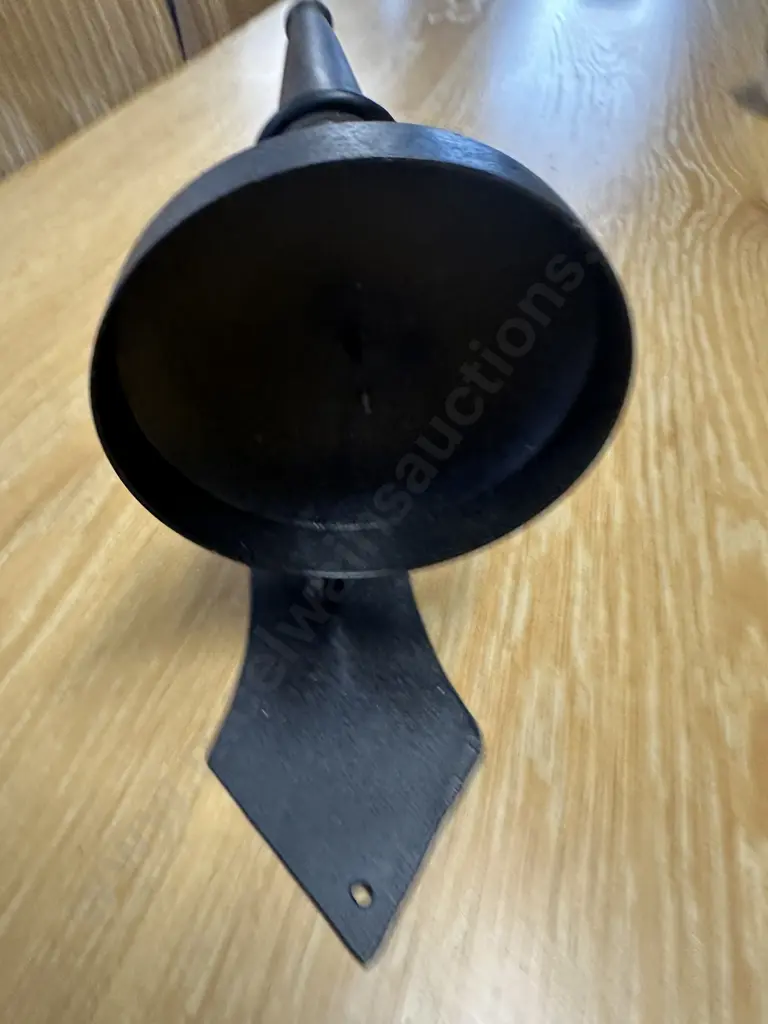 Iron & Wood Wall Mount Candle Holder. 38cm Image 1++