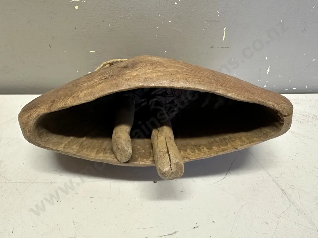 Large Wooden Cow Bell. 22 x 30cm Image 1++