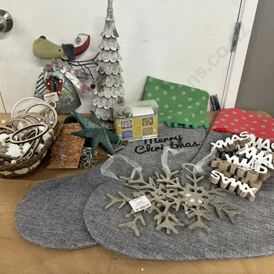 Selection Of Christmas Decorations
