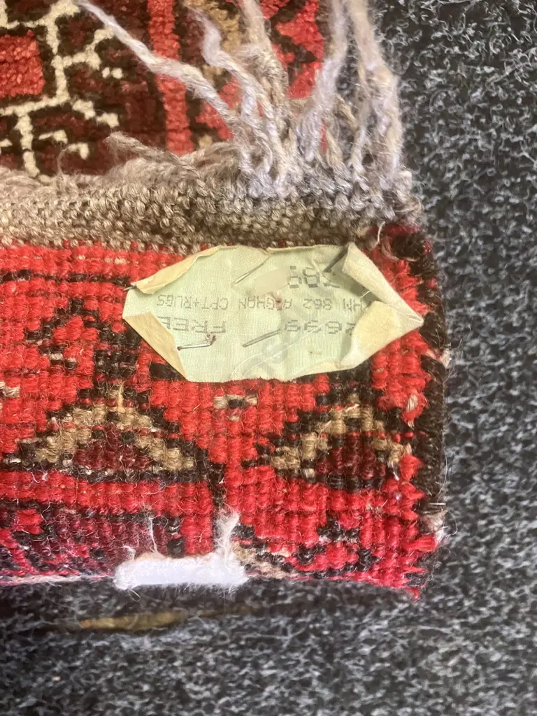 Afghan Persian Rug (Wool Hand Knotted) - 71cm x 110cm Image 1++