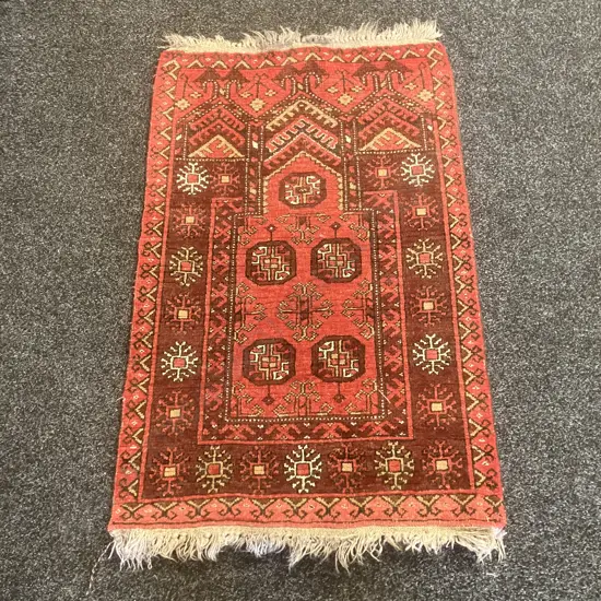 Afghan Persian Rug (Wool Hand Knotted) - 71cm x 110cm