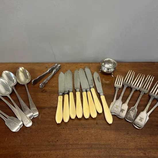 Assorted Hallmark Silver Items & Nutcracker