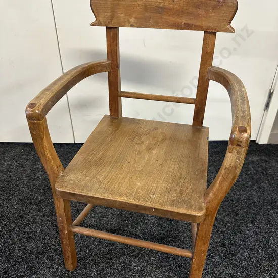 Antique Armed Childrens Chair
