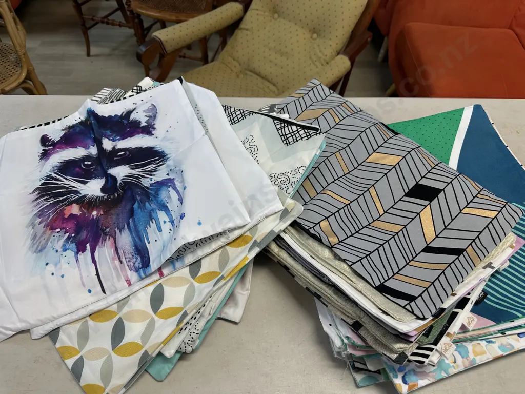 Selection Of Cushion Covers Including Square, Rectangular & Covers Without Zips Image 1++