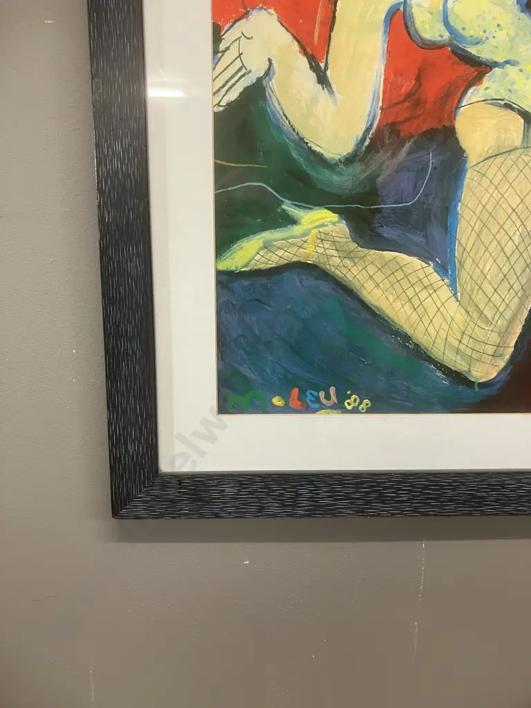 Michael Leu "Hello, Broadway" Framed Art Print. 67 x 87cm Image 1++