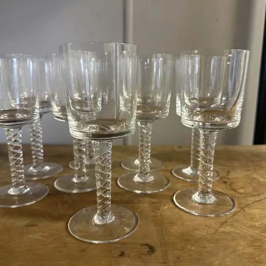 Stemmed Crystal Wine Glasses