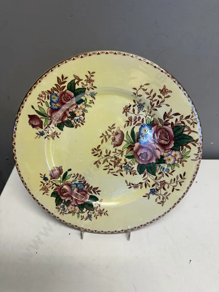 Vintage Maling 'Rosalind' Lustre Charger Plate Pattern #6546  Image 1++