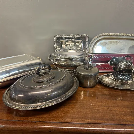 Selection Of Silverware Items