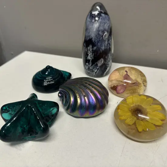 Selection Of Art Glass Paperweights