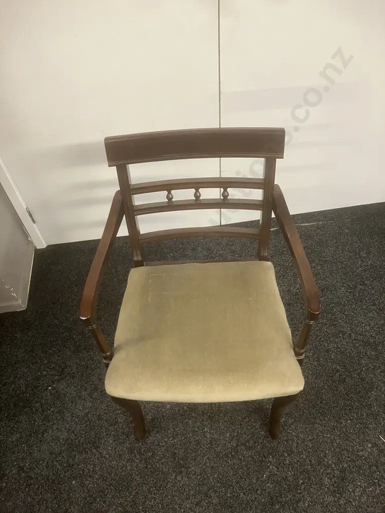 Regency Style Carver Dining Chair Image 1++