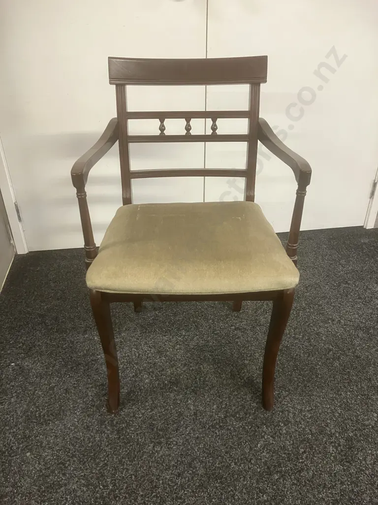 Regency Style Carver Dining Chair Image 1++