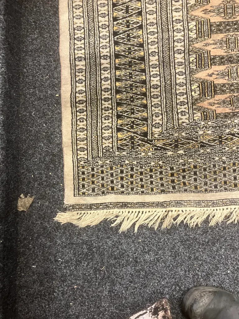 Pakistan Hand Knotted Woolen Carpet - 189cm x 121cm Image 1++