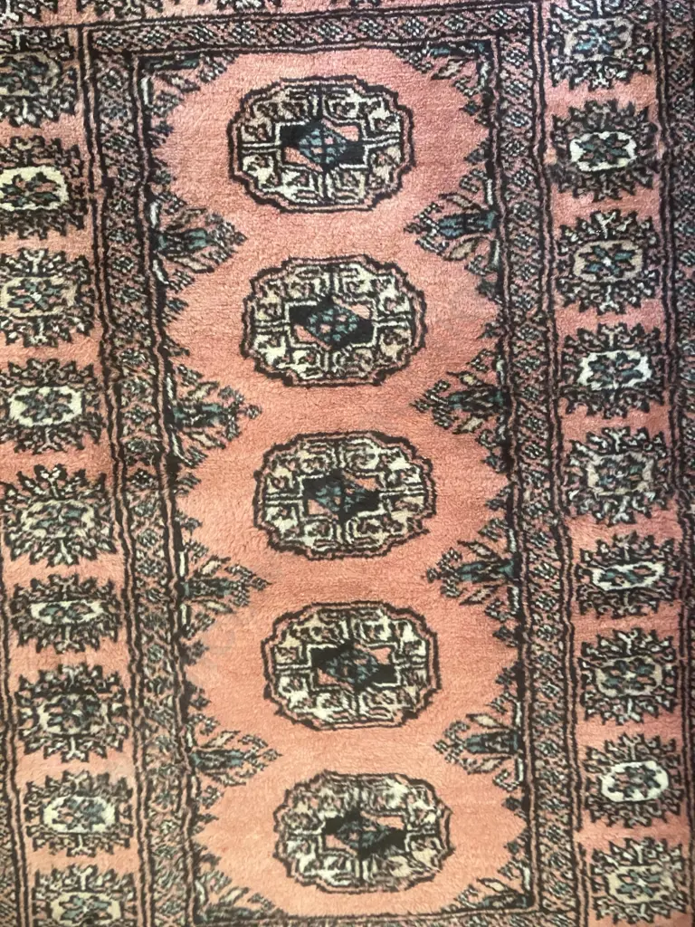 Pakistan Hand Knotted Woolen Carpet - 62cm x 100cm Image 1++