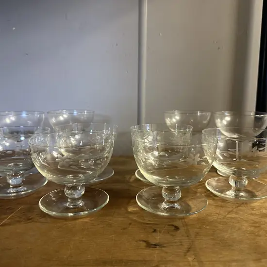 Crystal Glasses Including Footed