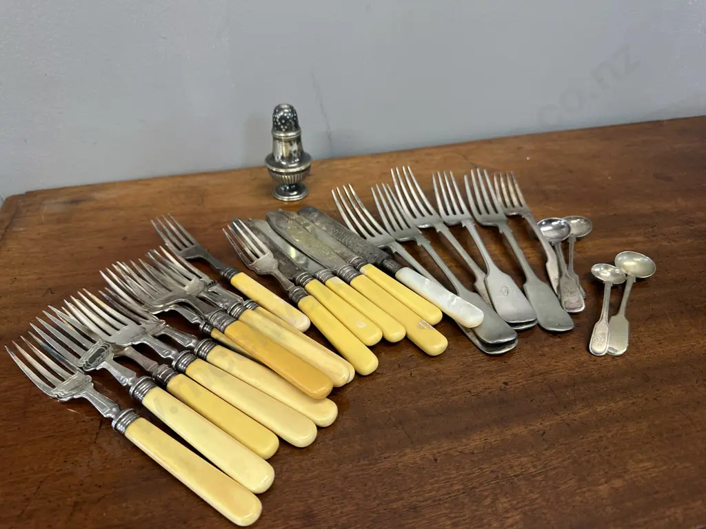 Selection Of Silverware Cutlery Items Image 1++
