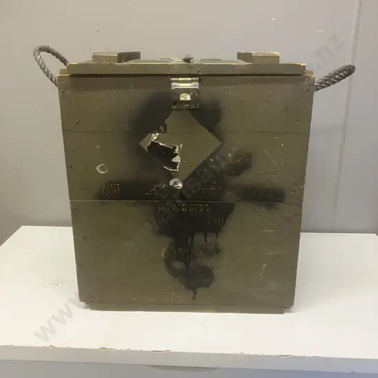Wooden New Zealand Army Storage Crate Stamped Anti Personnel Mine K440 Qty: 6 Sets