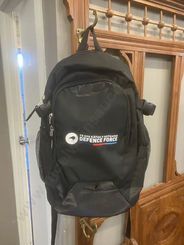 New Zealand Defence Force Backpack Laptop Bag Image 1++