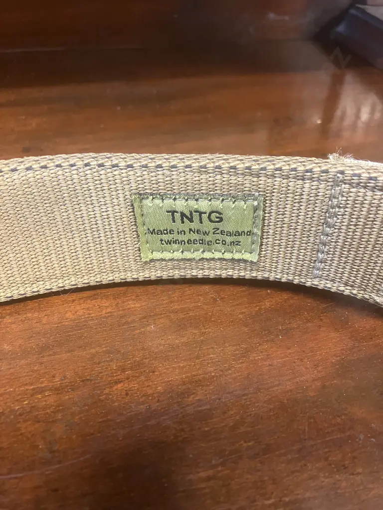 Twin Needle (New Zealand Made) Riggers Belt, Austri Alpin Cobra D-Ring Buckle, Small - 70cm 85cm Image 1++