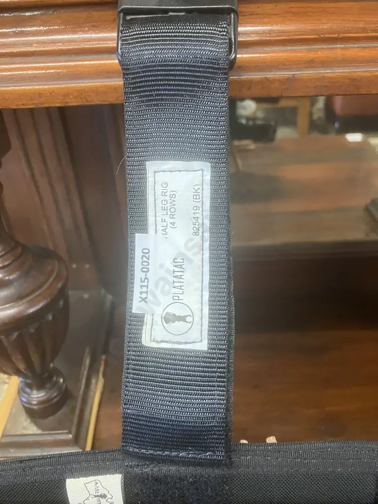 Platatac Half Leg Rig (4 Rows) Black Image 1++