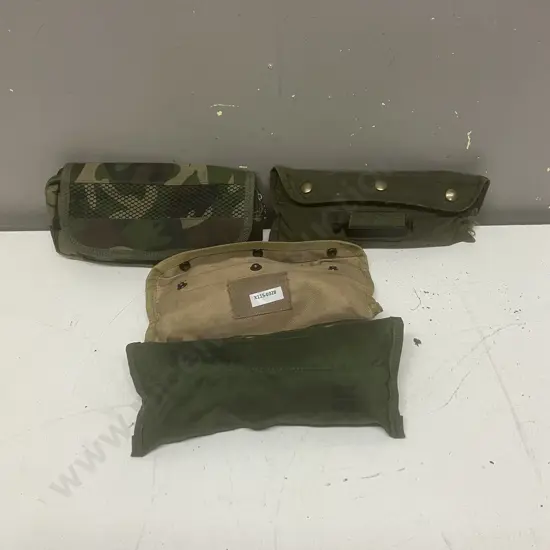 Four Cleaning Kit Pouches With Assorted Contents