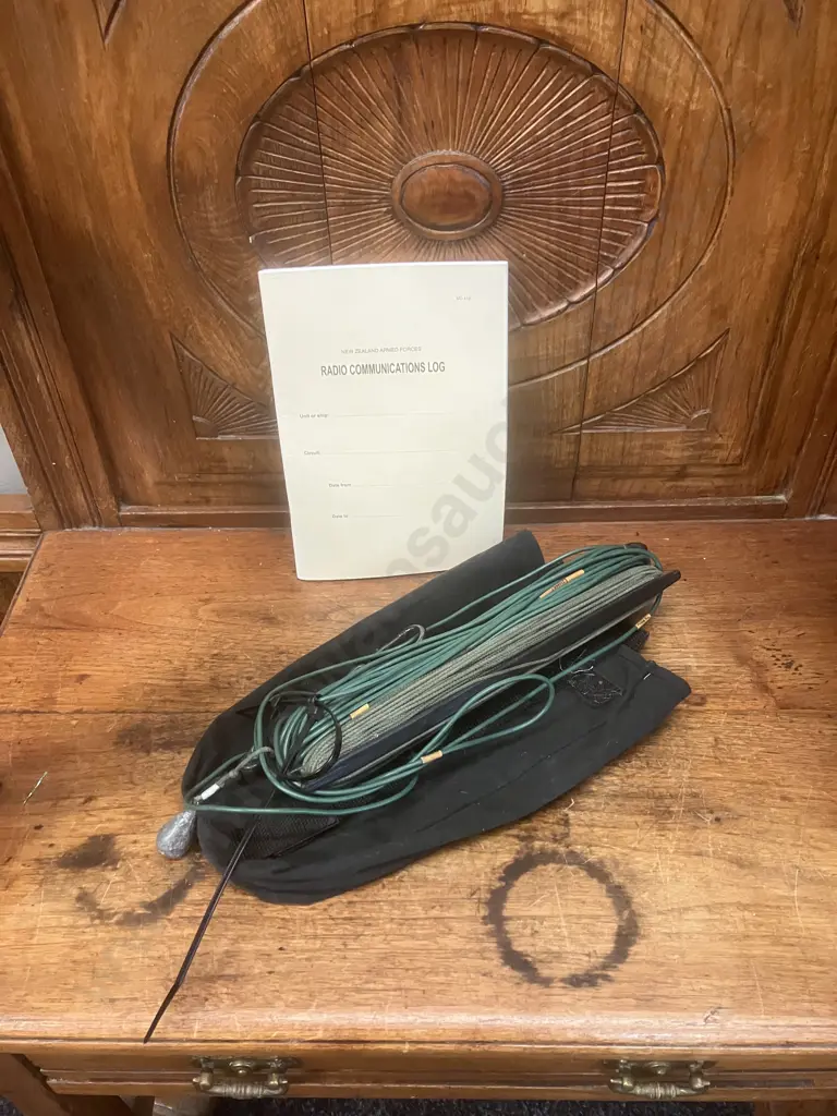 Temporary Antenna & New Zealand Armed Forces Radio Communications Log Image 1++