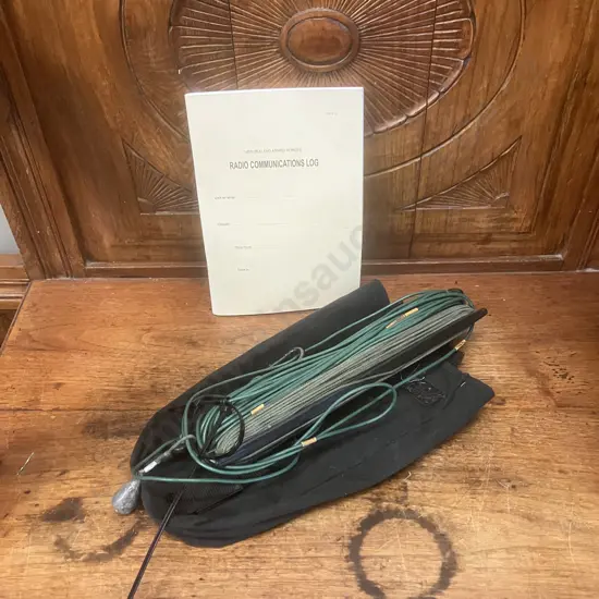 Temporary Antenna & New Zealand Armed Forces Radio Communications Log