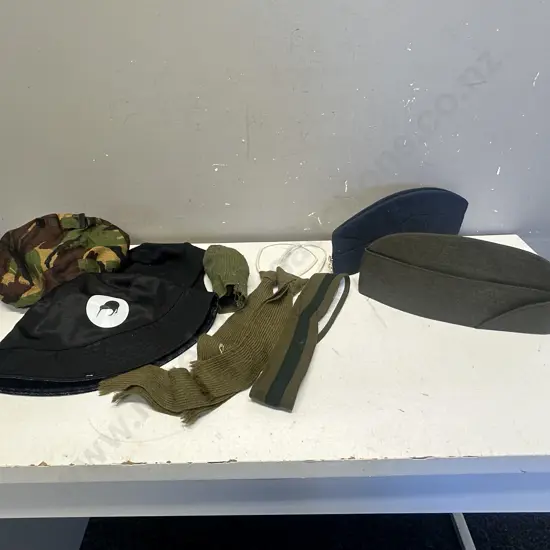 Military Garrison Dress Hats, Ties Etc