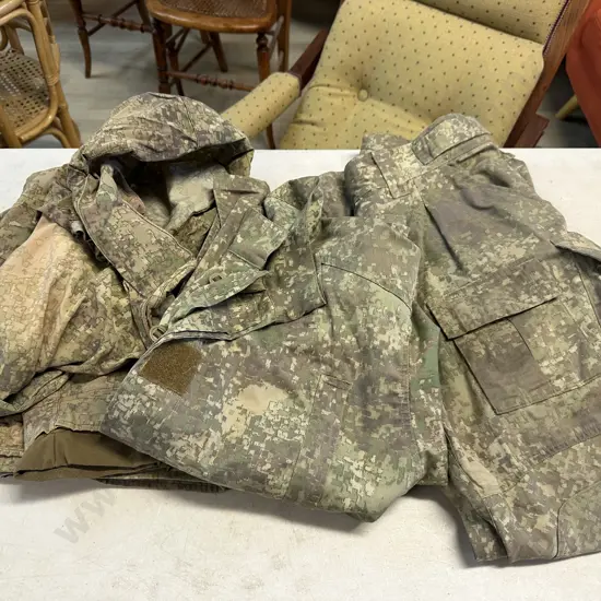 New Zealand Army Defence Force Multi-Terrain Camouflage Uniform Field Shirt, Pants & Wet Weather Jacket.