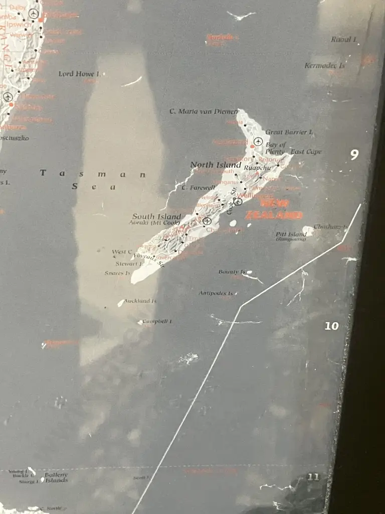Framed World Map. 67 x 97cm Image 1++