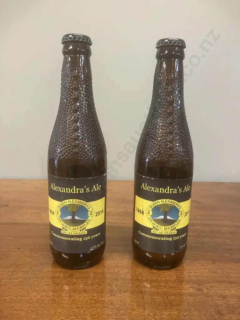 Alexandra's Ale Commemorating 150 Years Queen Alexandra's 2nd WWC MTD Rifles 1864 to 2014 - Bottles Only Image 1++
