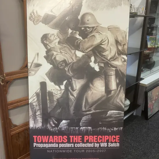 'Towards The Precipice' Propaganda Posters Nationwide Tour 2005-2007 99 x 55cm Wood Block Mount