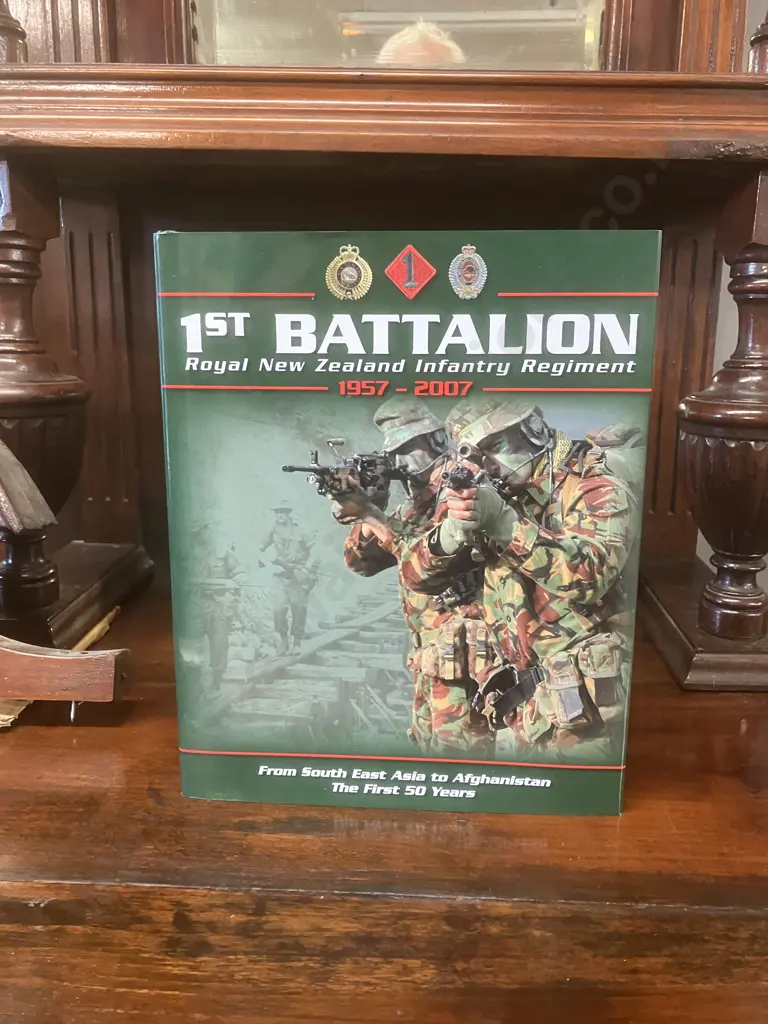 1st Battalion Royal NZ Infantry Regiment - 1957-2007, Paul Koorey 2007 First Edition Hardcover With Dust Jacket Image 1++