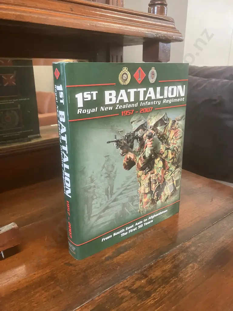 1st Battalion Royal NZ Infantry Regiment - 1957-2007, Paul Koorey 2007 First Edition Hardcover With Dust Jacket Image 1++