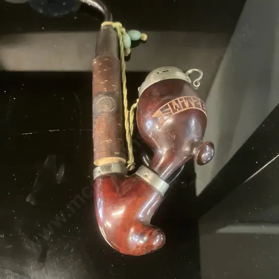 Vintage Swiss Tobacco Smoking Pipe Stamped Bruyere Garantie