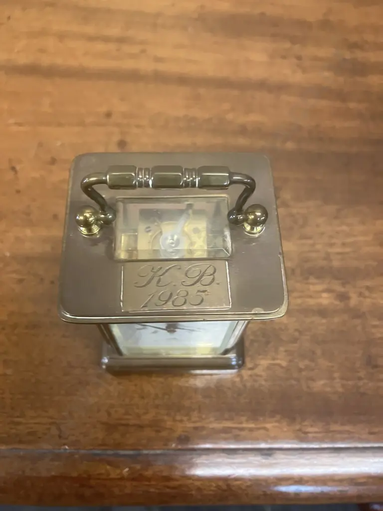 Matthew Norman Brass Carriage Clock Model 1760, 11 Jewel, Swiss Made (No Key) Image 1++