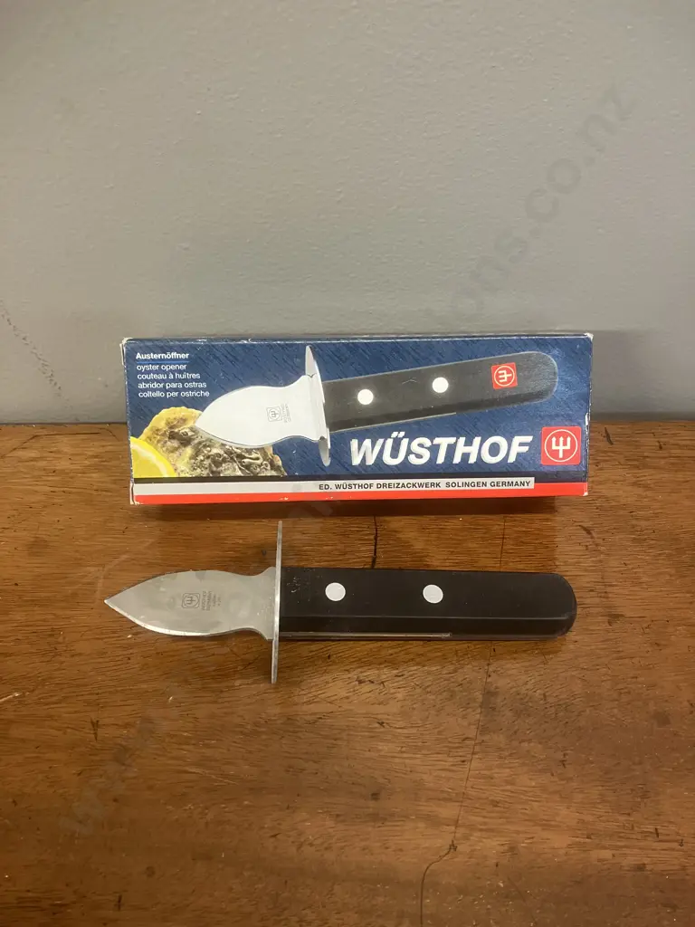 Wusthof Oyster Knife 4281 With Original Box Image 1++