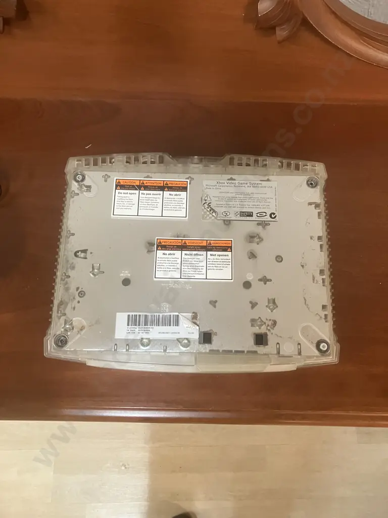 Xbox Console (Crystal Limited Edition) 2004 (Tray Not Functioning) Image 1++