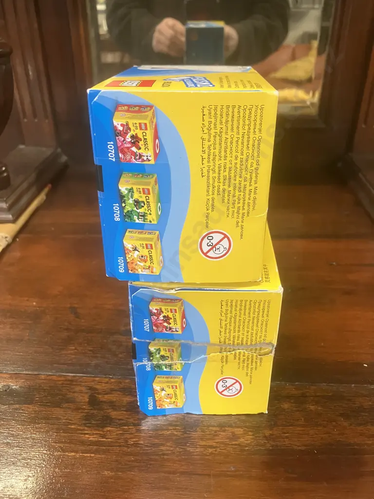 Pair of Lego Classic 10706 Blue Creativity Boxs Image 1++