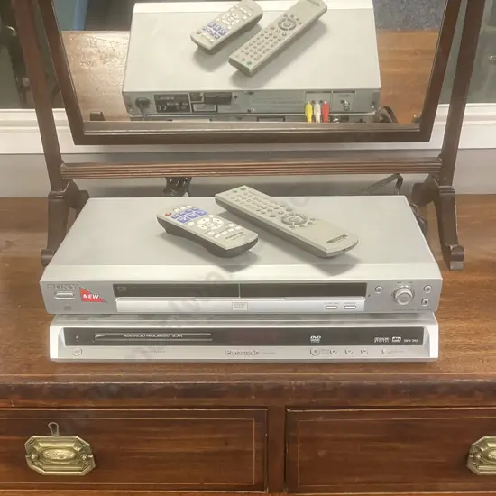Sony CD/DVD Player DVP-NS330 With Remote & Panasonic DVD/CD Player DVD-S32 With Remote