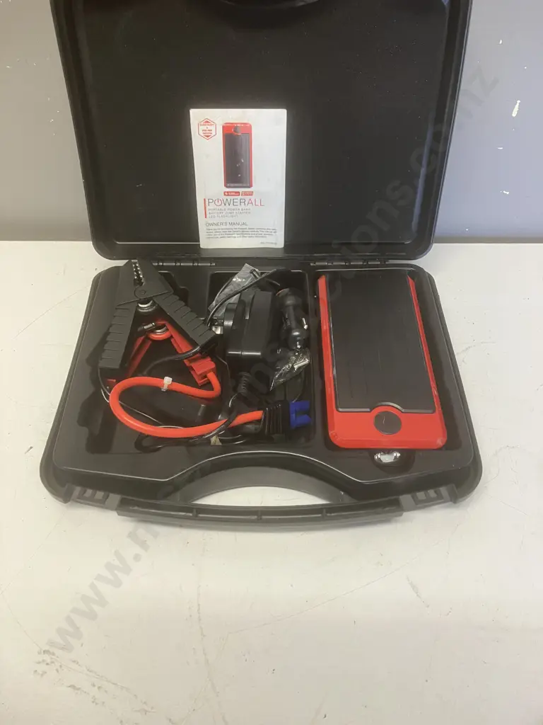 PowerAll SUPREME PBJS16000-RS 16000mAh Portable Jump Starter & Power Bank - 12V 600A Peak Jump+Start Current Image 1++