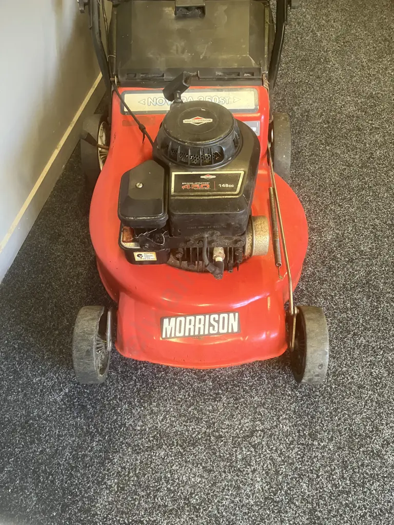 Morrison Novara 350ST Lawnmower With Catcher, B&S 450 Series 148cc Image 1++