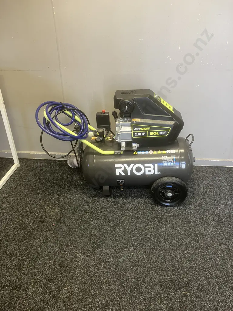 Ryobi Airwave 2.0HP 50L Direct Drive Air Compressor, RA-C2550, 2 Outlets 1500W 115PSI 8Bar, 120 L/Min Image 1++